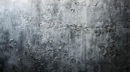 Fototapeta premium Cracked Concrete Wall Texture, Weathered and Damaged Cement Surface, Realistic Grunge Background 