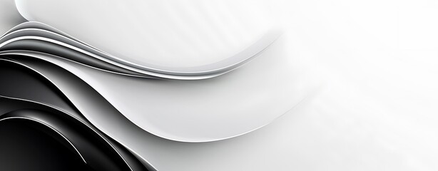Obraz premium Design a sophisticated, minimalist background with clean shapes and a refined, monochromatic color scheme, ensuring lots of space for text, focus cover all adject, deep depth of field, nodust