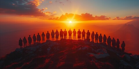 Harmonious Sunset Serenade, generative ai