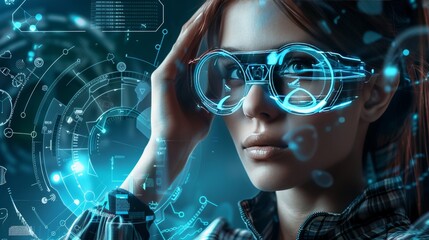 Empowering future female innovation  a visionary portrayal of tomorrow s futuristic woman