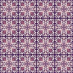 Fototapeta premium Gold vintage Art Nouveau Seamless repeating tile geometric decorative pattern