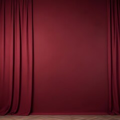 Deep burgundy red backdrop with subtle variations in tone and shading for a sophisticated, artistic look
