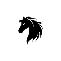 Horse silhouette design vector eps