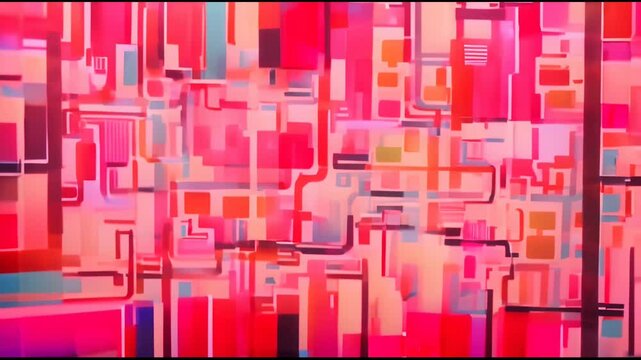 abstract background with squares