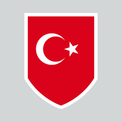 Turkey Flag Shield Frame