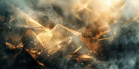 Highly professional 2D background with minimalist geometric shapes and vibrant blue and orange hues.
