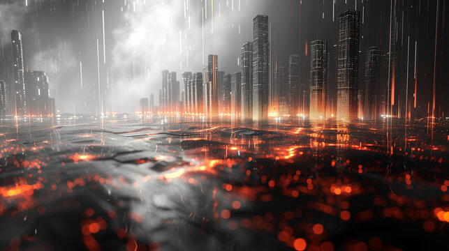 Type of abstract digital background