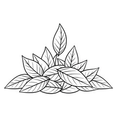 Leaves Vector Illustration, Fresh Foliage EPS File for Nature Design Projects