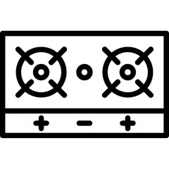 Fototapeta premium 69 - Stove Icon