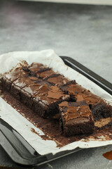 Chocolate brownie cakes homemade bakery sweet dessert