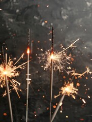 Sparklers ignite night with festive magic