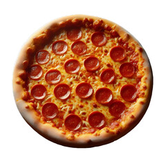 pizza isolated on a transparent background