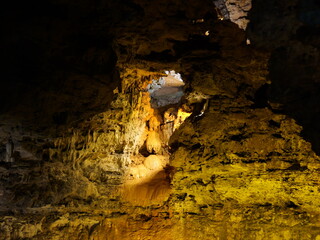 Natural Cave Near the Lake of the Ozarks in MO