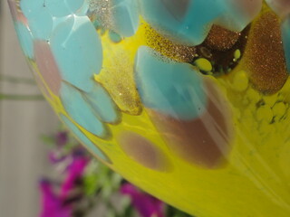 Abstract Colorful Glass