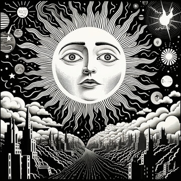 Un sole in una notte stellata