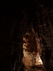 Natural Cave Near the Lake of the Ozarks in MO