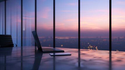 Concept of calm and productivity
