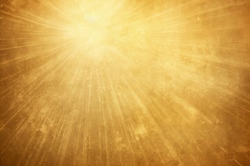 Warm Golden Light Beams Piercing Through a Cloudy Sky, Creating a Dreamlike and Heavenly Scene. Generative AI