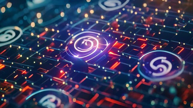 A padlock icon symbolizing network security on a computer network, How do firewalls safeguard against cyber threats in the online world?