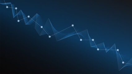 technology background abstract. technology with line digital color dot hi-tech vector. technological for web banner, background, object. 