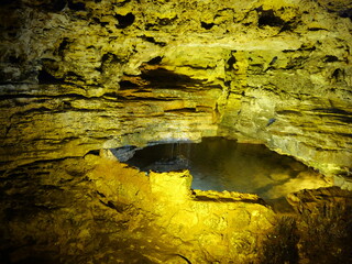 Natural Cave Near the Lake of the Ozarks in MO