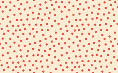 dot doodle seamless pattern creative circle trendy minimalist vintage color theme retro style geomatric art children on vibrant background texture for textile fabric paper print party polka shape