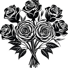  a ros vach leaves vector silhouette artwork illustration 