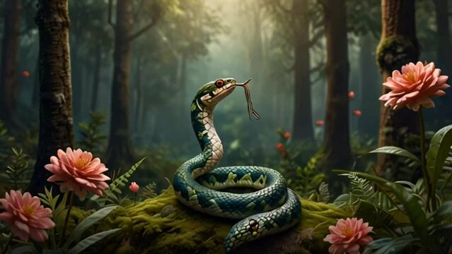 snake in the tree