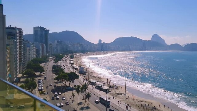 Copacabana Beach Rio de Janeiro Summer water coast