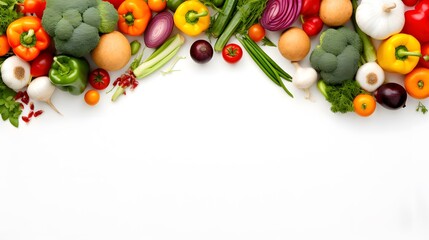 Assorted fresh vegetables on a dark background, vibrant colors, healthy food concept. food...