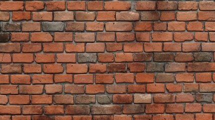 Fototapeta premium red brick texture background,generated with AI. High quality photo