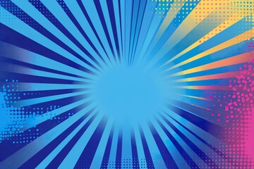 Fototapeta premium Abstract background with rays. Backdrop with comics rays.