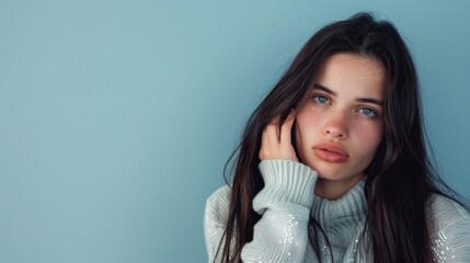 The elegant young woman