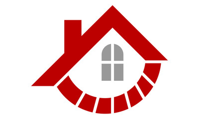 red house vector logo