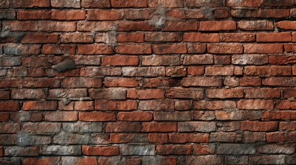 Fototapeta premium red brick texture background,generated with AI.