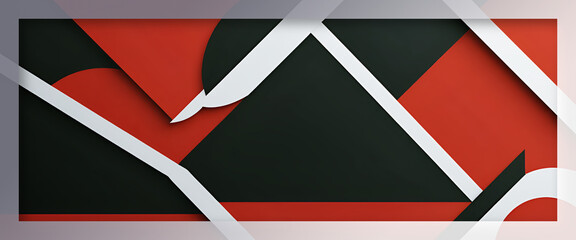 Obraz premium illustrazione con elementi geometrici a tema astratto contemporaneo