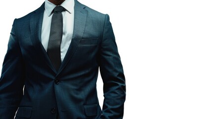 A businessman in a suit and tie posing for a photo