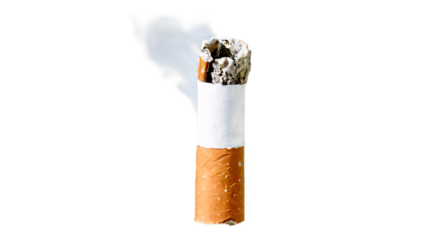 cigarette on white