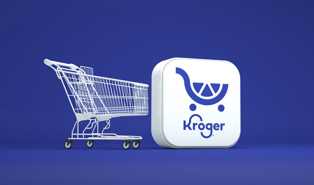 Kroger, Commerce Visual Concept. Social Media Background.
