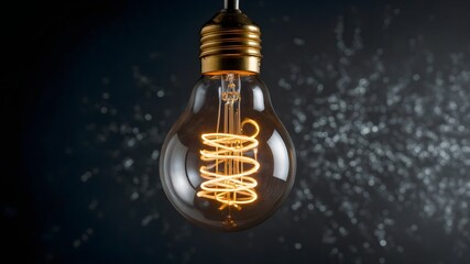 Elektrische Eleganz: Eine Glühbirne wie kein andere