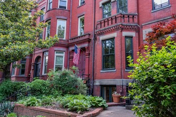 Naklejka premium Brick Residence Near Logan Circle, Washington DC USA