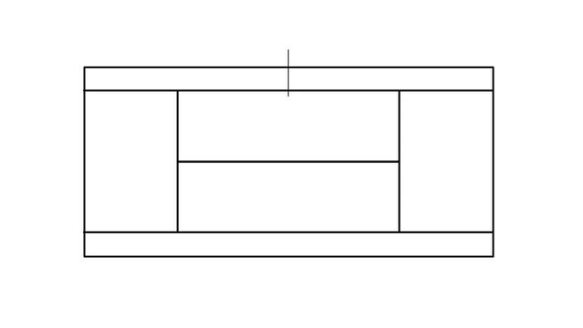 Animation of the outline of a tennis court forming on the screen. Sports themed animation.