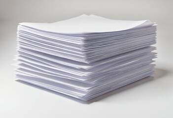 The Alpha Paper: A blank stack of cut-out sheets