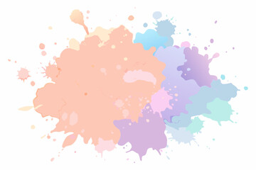 Colorful Artistic Watercolor Splash Design
