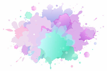 Colorful Artistic Watercolor Splash Design
