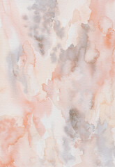 Fototapeta premium Abstract artist-made artwork. Watercolor on paper. Versatile hand painted artistic image for creative design projects: posters, banners, cards, magazines, prints, wallpapers. Contemporary art.