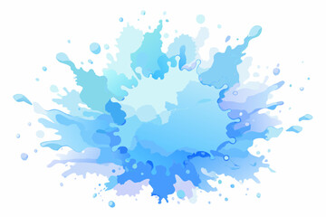 Colorful Artistic Watercolor Splash Design
