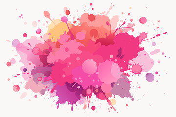 Colorful Artistic Watercolor Splash Design
