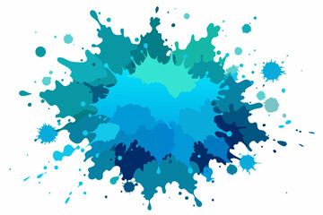 Colorful Artistic Watercolor Splash Design
