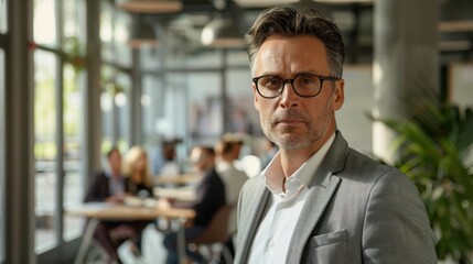 Fototapeta premium The Confident Business Executive